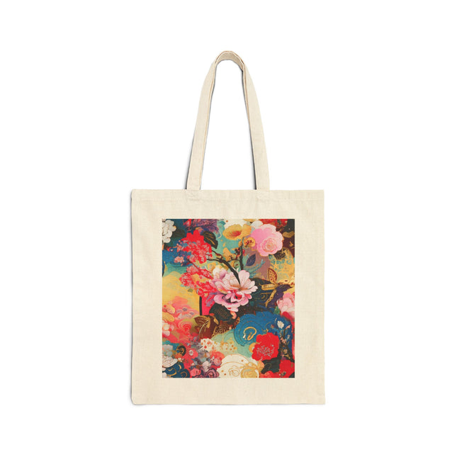 Ethereal Irises Cotton Canvas Tote Bag