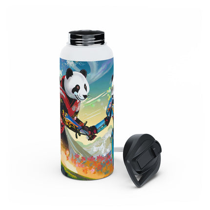 Cyber Punk Robots Stainless Steel Water Bottle