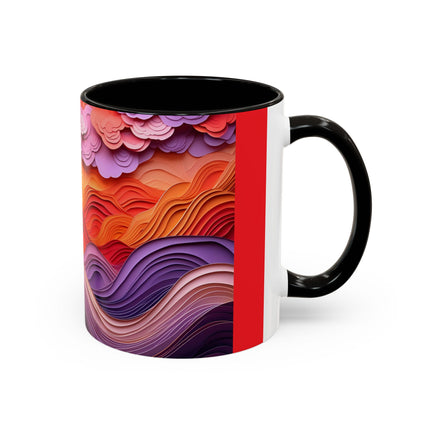 Dramatic Sunset Sky Colorful Mugs (11oz, 15oz)