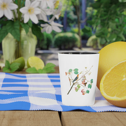 Orange-Headed Ground Thrush by Shaikh Zain al–Din Ceramic Shot Glass