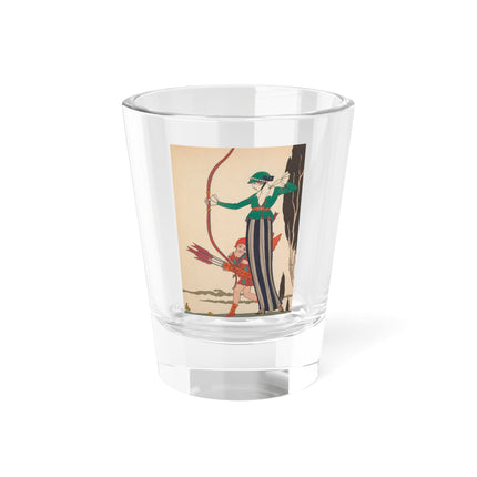L'Arc Rouge by George Barbier Shot Glass, 1.5oz