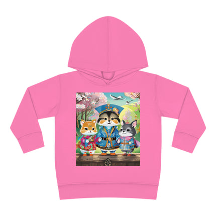 Fluffy Explorers Toddler Pullover Fleece Hoodie