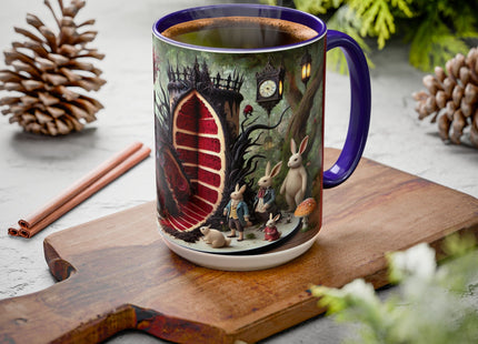 Malice in Wonderland – Gothic Halloween Colorful Mugs (11oz, 15oz)