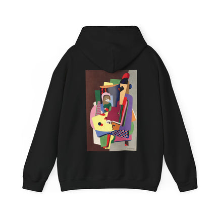 The Piano Lesson by Georges Valmier Heavy Blend™ Hooded Sweatshirt
