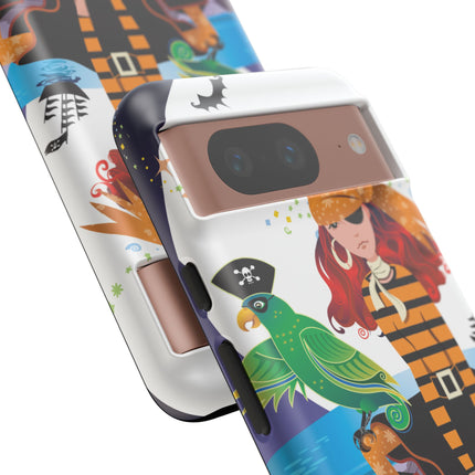 Moonlit Pirate Halloween Phone Cases
