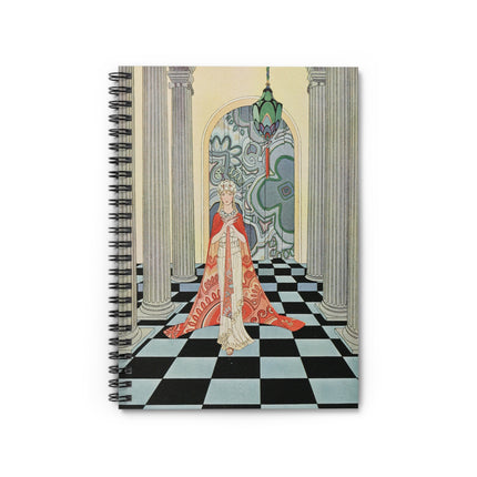 Cadmus Beheld a Female Figure by Virginia Frances Sterrett Spiral Notebook - Ruled Line