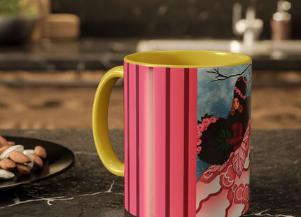 Winter Rose Empress Colorful Mugs (11oz, 15oz)