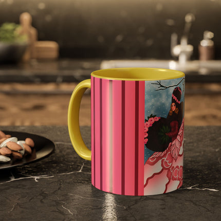 Winter Rose Empress Colorful Mugs (11oz, 15oz)