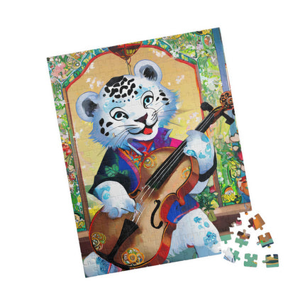 Melodies of the Snow Lion Cub Puzzle (110, 252, 520, 1014-piece)