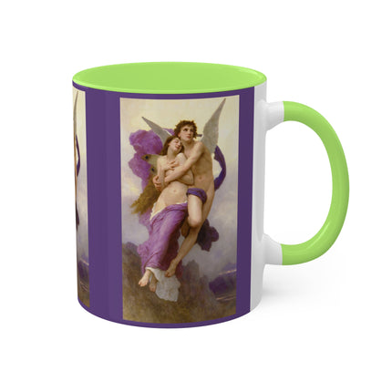 The Abduction of Psyche by William Bouguereau Colorful Mugs, 11oz