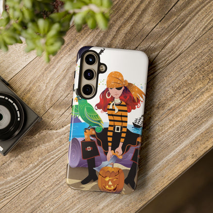 Moonlit Pirate Halloween Phone Cases