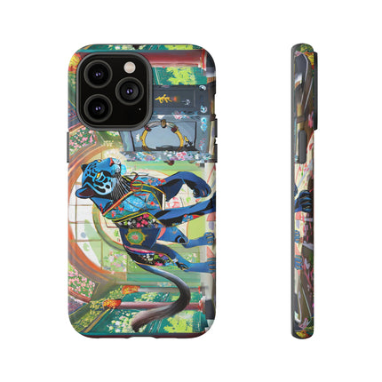 Cyber Panther's Hunt Phone Cases