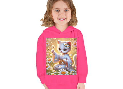Daisy Chain Whimsy Toddler Pullover Fleece Hoodie