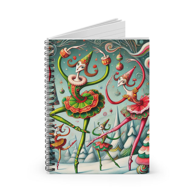 Christmas Ballet of the Absurd Spiral Notebook - Ruled Line
