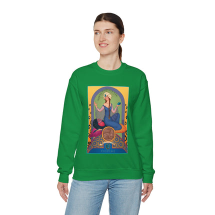 December & Tanzanite (from the Gem Series) by Sofia Chiostri Heavy Blend™ Crewneck Sweatshirt