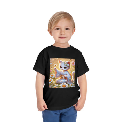 Daisy Chain Whimsy Toddler Short Sleeve Tee