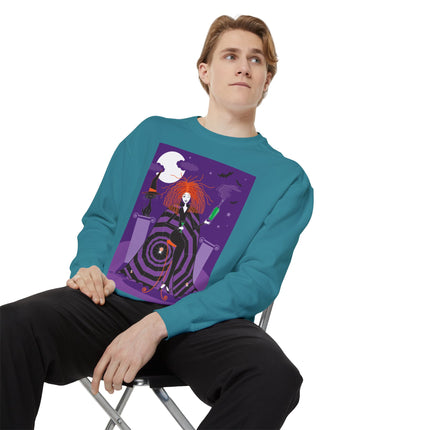 Mystic Elegance Unisex Garment-Dyed Sweatshirt
