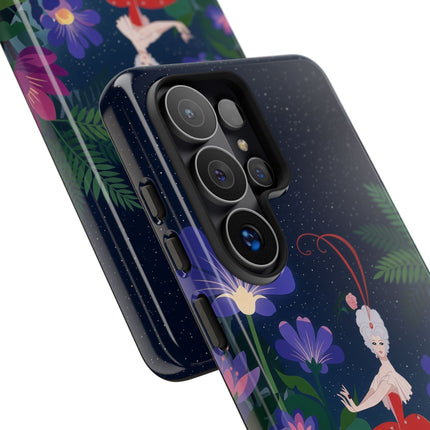🌺✨ The Lady Of The Starlit Enchanted Garden Phone Case – Art Deco Floral Fantasy