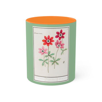 Anemoon, Anemone by Anselmus Boëtius de Boodt Colorful Mugs, 11oz