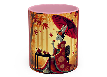 Theatrical Harvest Rabbit Colorful Mugs (11oz, 15oz)