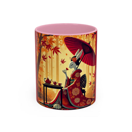 Theatrical Harvest Rabbit Colorful Mugs (11oz, 15oz)