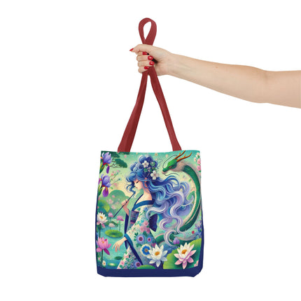 Fairy of the Koi Pond Tote Bag – Mystical Harmony & Pond Enchantment