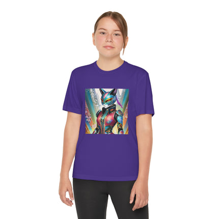 Cyberpunk Chic Youth Competitor Tee
