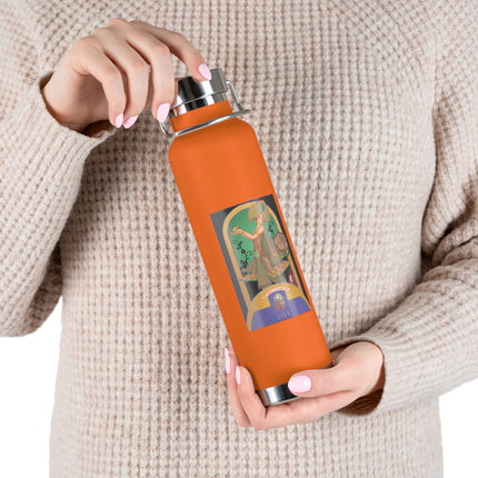 October & Opal, Tourmaline (from the Gem Series) by Sofia Chiostri Copper Vacuum Insulated Bottle, 22oz