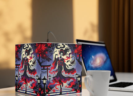 Halloween Sorceress Light Cube Lamp