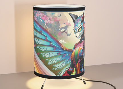 Cyberpunk Chic Tripod Lamp
