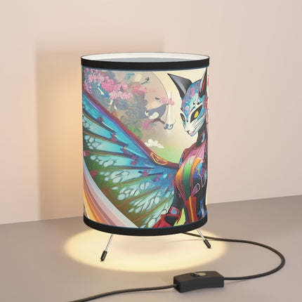 Cyberpunk Chic Tripod Lamp