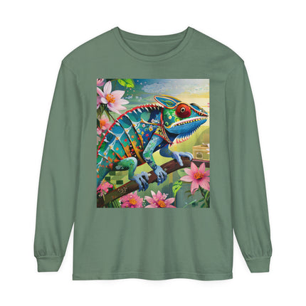 Camouflage Chameleon Long Sleeve T-Shirt