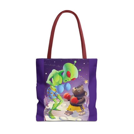 Cosmic Clash Tote Bag (AOP)