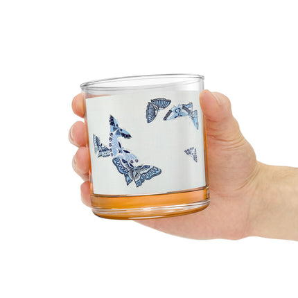 One Thousand Butterflies Rocks Glass, 10oz