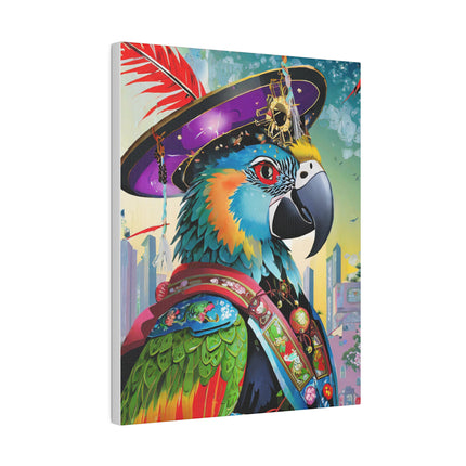 Tech Plumes Matte Canvas, Stretched, 0.75"