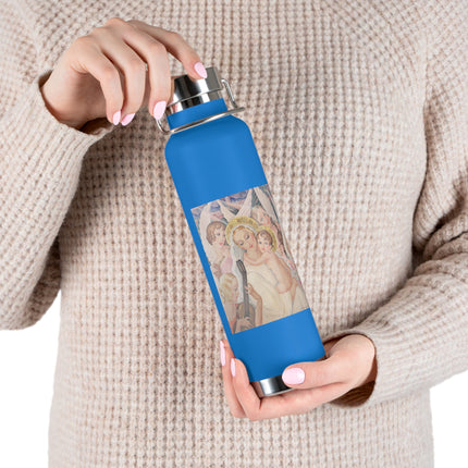 Madonna with Child Surrounded by Musical Angels by Gerda Wegener Copper Vacuum Insulated Bottle, 22oz