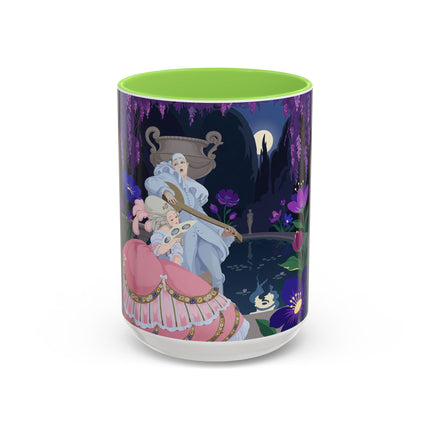 The Moonlit Garden Serenade Colorful Mugs – Art Deco Musical Elegance