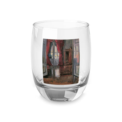 View into Leopold and Marie Czihaczek's Apartment by Egon Schiele Whiskey Glass