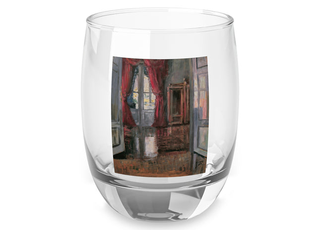 View into Leopold and Marie Czihaczek's Apartment by Egon Schiele Whiskey Glass