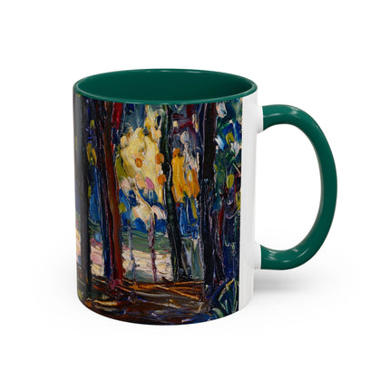 In the Park of St. Cloud by Wassily Kandinsky Colorful Mugs (11oz, 15oz)