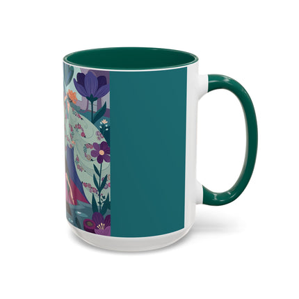 The Ladies Of The Secret Masquerade Colorful Mugs – Art Deco Floral Mystery