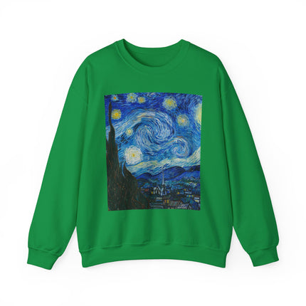 The Starry Night by Vincent Van Gogh Heavy Blend™ Crewneck Sweatshirt