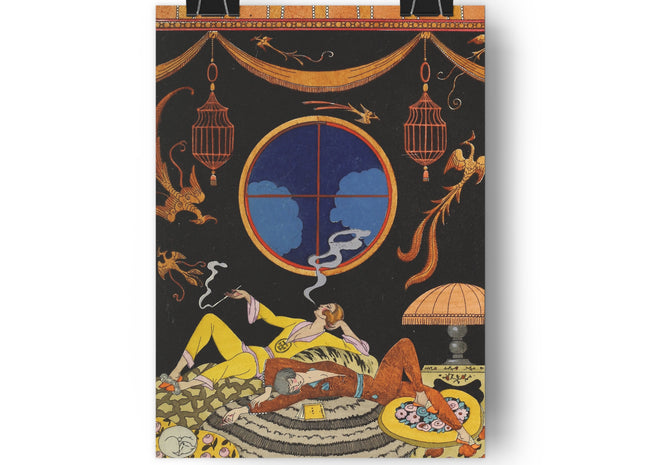 La paresse (Laziness) by George Barbier Giclée Art Print