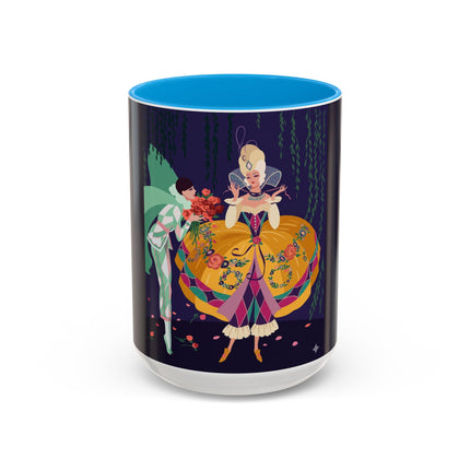 Moonlit Masquerade: The Fairy Queen's Ball Colorful Mug (11oz, 15oz) – Fairy Tale Elegance, Fantasy Charm & Enchanted Style
