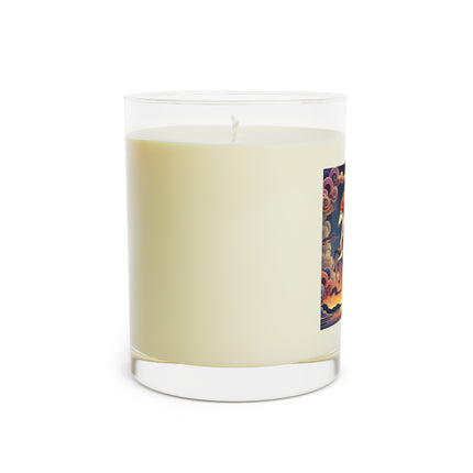 Flame-Winged Horse at Sunset Scented Candle