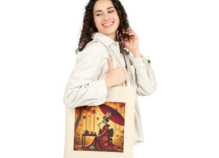 Theatrical Harvest Rabbit Cotton Canvas Tote Bag