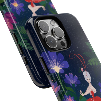 🌺✨ The Lady Of The Starlit Enchanted Garden Phone Case – Art Deco Floral Fantasy
