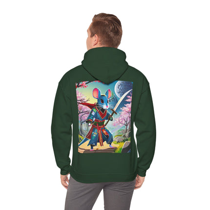 Cyber Samurai Rat – Heavy Blend™ Hooded Sweatshirt