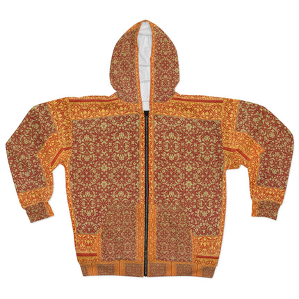 Arabesques by Émile Prisse d'Avennes Zip Hoodie (AOP)