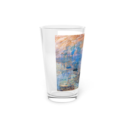 Sunrise by Claude Monet Glass, 16oz